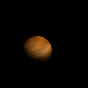 The artist's impression of TOI-3785 b artist's rendition