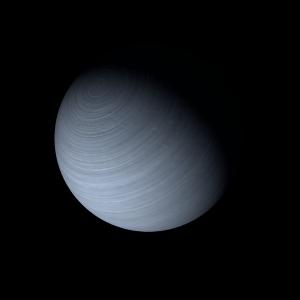 The artist's impression of TOI-3819 b artist's rendition