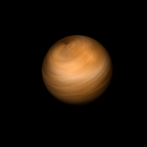 The artist's impression of TOI-3884 b artist's rendition