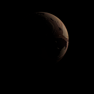 The artist's impression of TOI-421 Ac artist's rendition