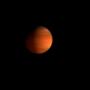The artist's impression of TOI-426 b artist's rendition
