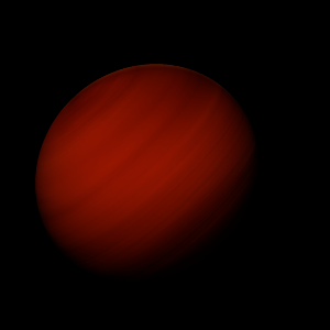 The artist's impression of TOI-4308 b artist's rendition