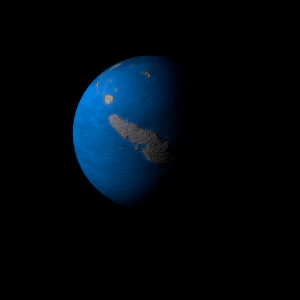 The artist's impression of TOI-4311 b artist's rendition