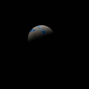 The artist's impression of TOI-4409 b artist's rendition