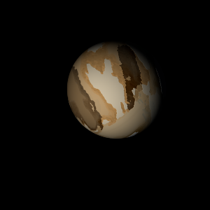 The artist's impression of TOI-4481 c artist's rendition