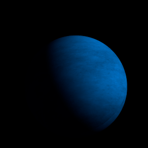 The artist's impression of TOI-4600 b artist's rendition