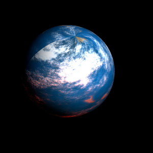 The artist's impression of TOI-4600 c artist's rendition