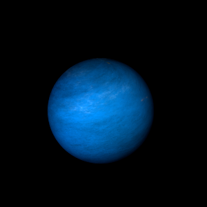 The artist's impression of TOI-470 Ab artist's rendition