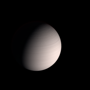 The artist's impression of TOI-4791 b artist's rendition