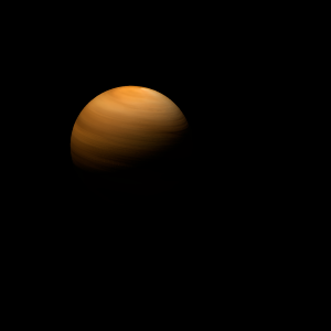 The artist's impression of TOI-5108 b artist's rendition