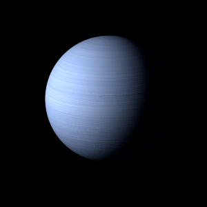 The artist's impression of TOI-5301 b artist's rendition