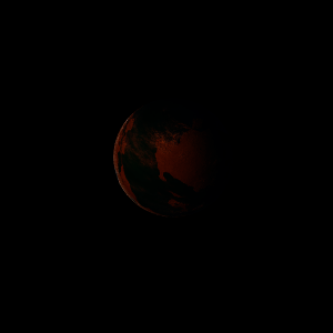 The artist's impression of TOI-544 b artist's rendition