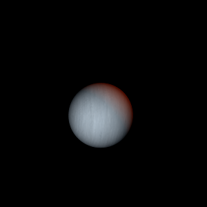 The artist's impression of TOI-564 Ab artist's rendition