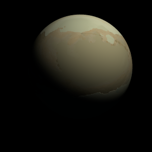 The artist's impression of TOI-6109 b artist's rendition