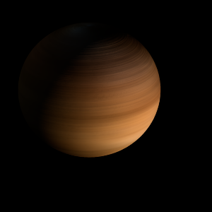 The artist's impression of TOI-6223 b artist's rendition