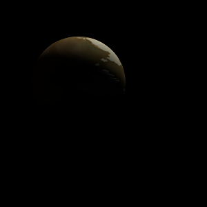 The artist's impression of TOI-6227 b artist's rendition