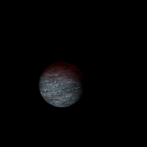 The artist's impression of TOI-677 b artist's rendition