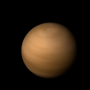 The artist's impression of TOI-6894 b artist's rendition