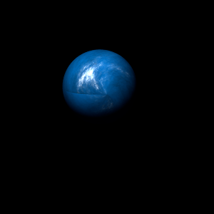 The artist's impression of TOI-7018 b artist's rendition