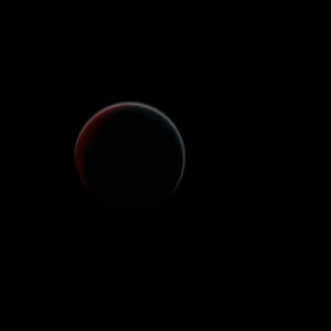 The artist's impression of TOI-733 b artist's rendition