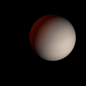 The artist's impression of TOI-7394 b artist's rendition