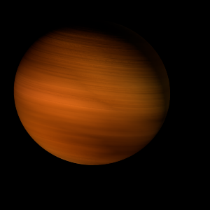 The artist's impression of TOI-763 b artist's rendition
