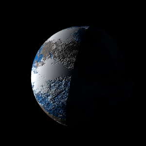 The artist's impression of TOI-771 b artist's rendition