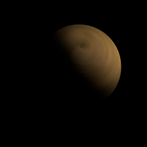 The artist's impression of TOI-782 b artist's rendition