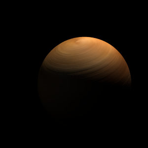 The artist's impression of TOI-784 b artist's rendition