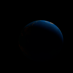 The artist's impression of TOI-813 b artist's rendition