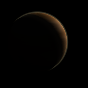 The artist's impression of TOI-824 b artist's rendition