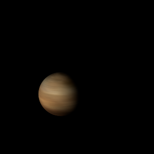 The artist's impression of TOI-849 b artist's rendition