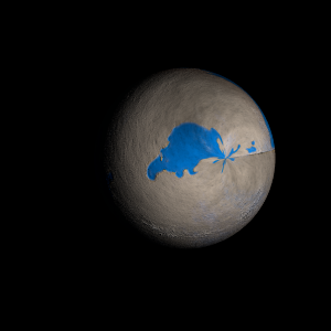 The artist's impression of TOI-912 b artist's rendition
