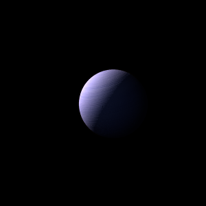 The artist's impression of UGCS J0422+2655 artist's rendition