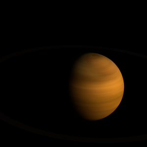 The artist's impression of ULAS1335 artist's rendition
