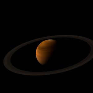The artist's impression of ULAS J2323+0719 b artist's rendition