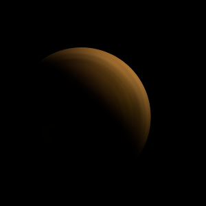 The artist's impression of UScoCTIO 55 b artist's rendition