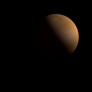 The artist's impression of V2178 Ori b artist's rendition