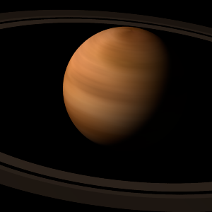 The artist's impression of VHS 1256-1257 b artist's rendition