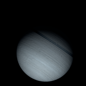 The artist's impression of WASP-108 Ab artist's rendition