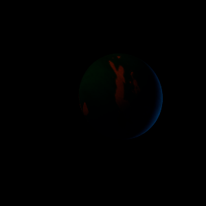 The artist's impression of WASP-132 d artist's rendition