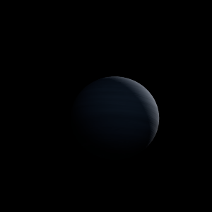 The artist's impression of WASP-135 b artist's rendition