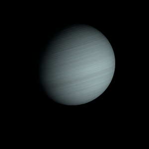 The artist's impression of WASP-137 b artist's rendition