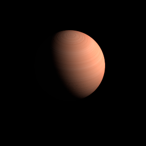 The artist's impression of WASP-14 b artist's rendition