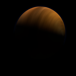 The artist's impression of WASP-150 b artist's rendition