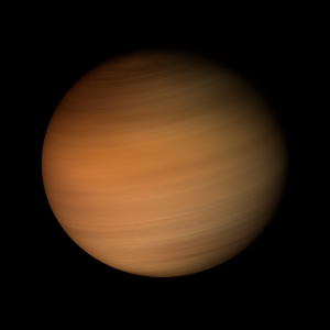 The artist's impression of WASP-156 b artist's rendition