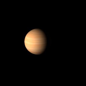 The artist's impression of WASP-161 b artist's rendition