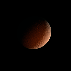 The artist's impression of WASP-172 b artist's rendition