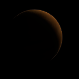 The artist's impression of WASP-182 b artist's rendition