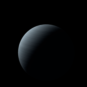 The artist's impression of WASP-185 b artist's rendition